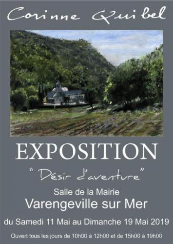 EXPOSITION "DÉSIR D'AVENTURE" CORINNE QUIBEL sur le site d’ARTactif