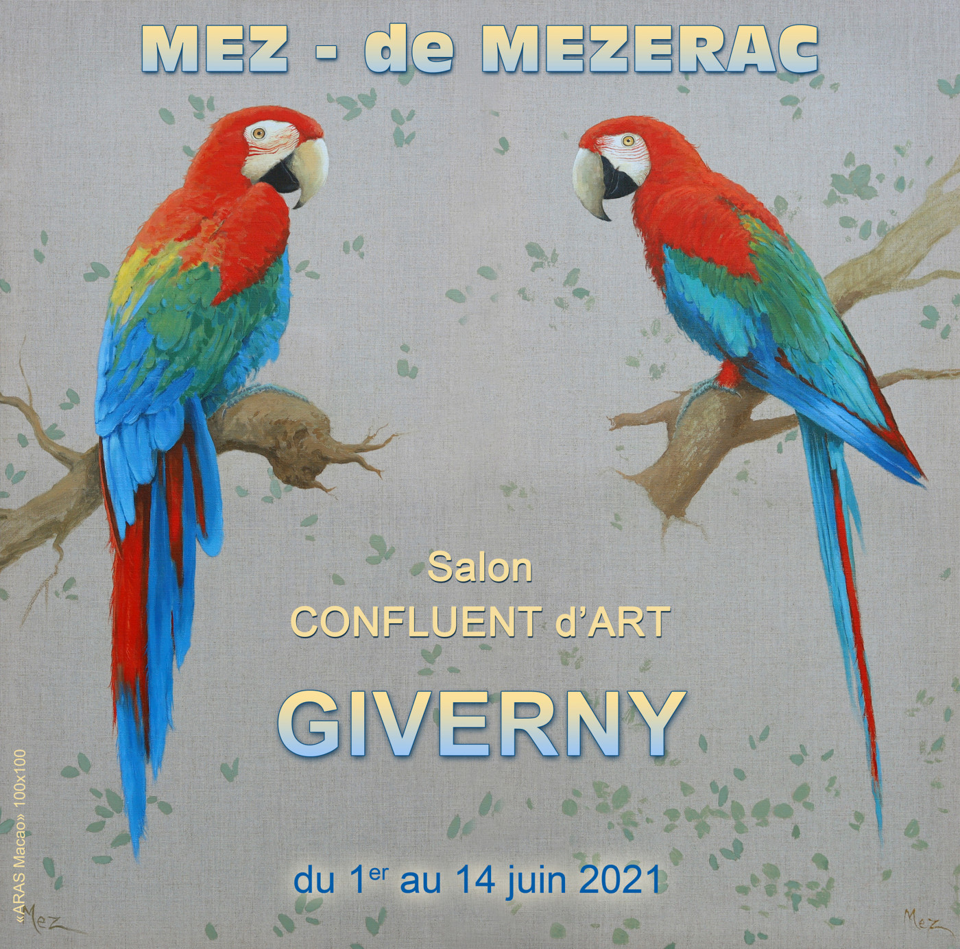 MEZ - DE MEZERAC EXPOSE À GIVERNY sur le site d’ARTactif