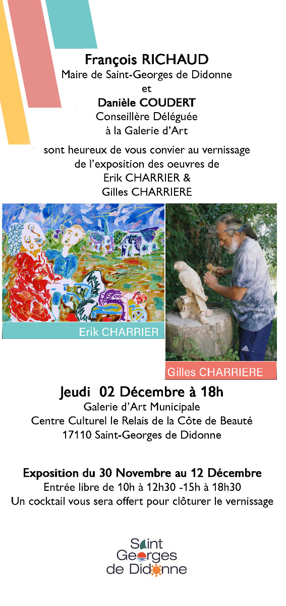Vernissage de l'Expo "Complicité optimiste" St Georges de Didonne sur le site d’ARTactif
