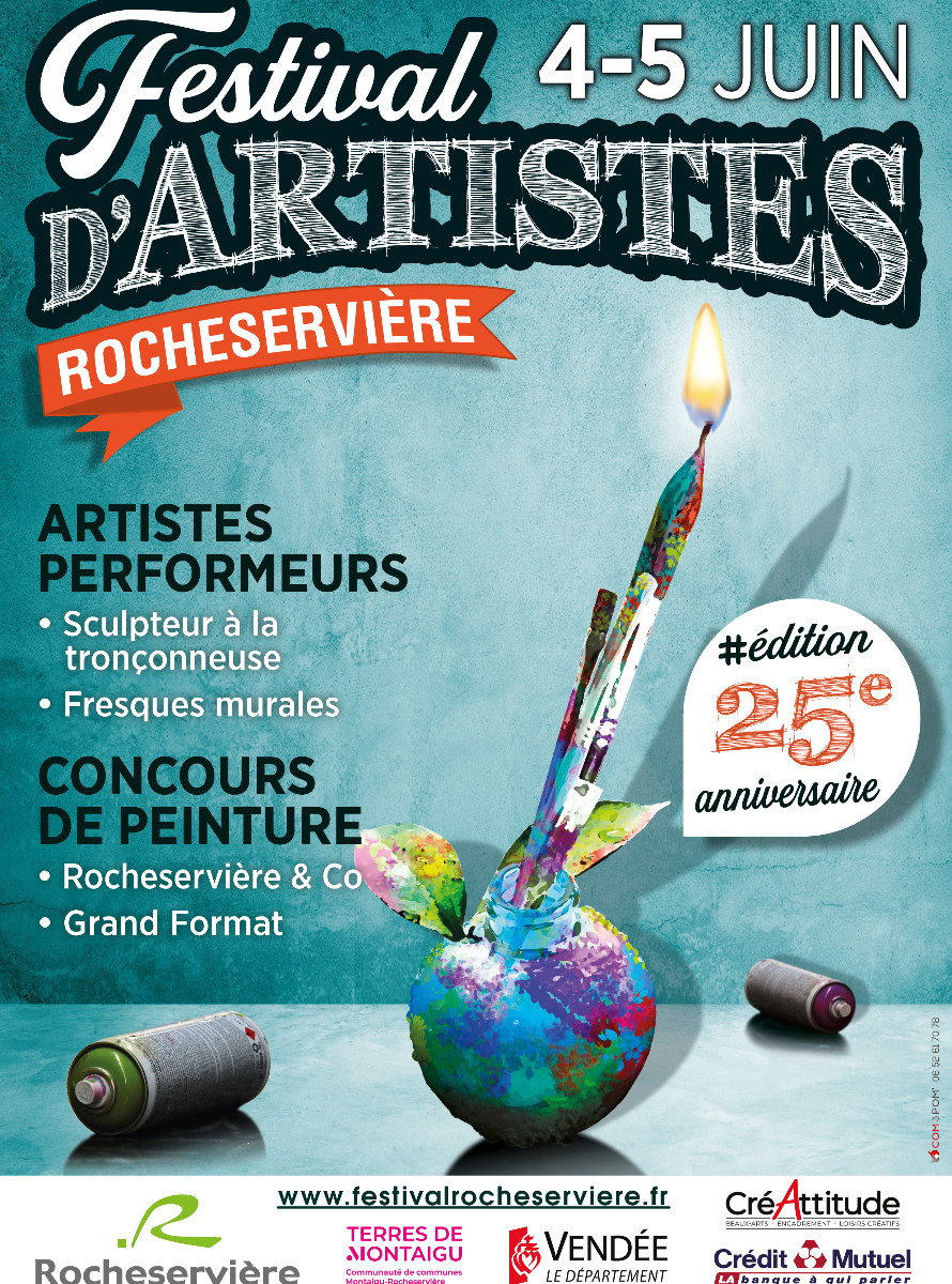 25E FESTIVAL D'ARTISTES DE ROCHESERVIÈRE sur le site d’ARTactif