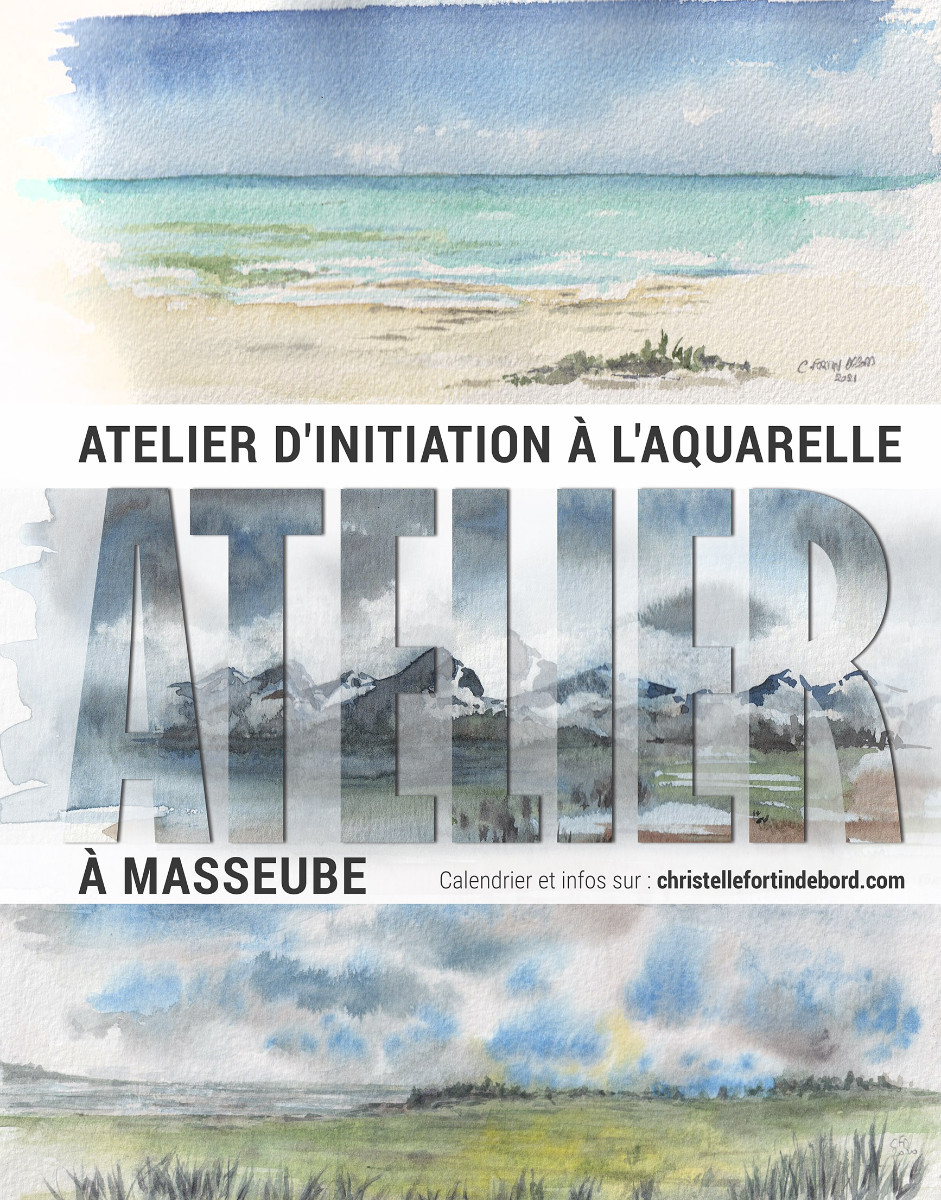 ATELIER D'INITIATION À L'AQUARELLE sur le site d’ARTactif