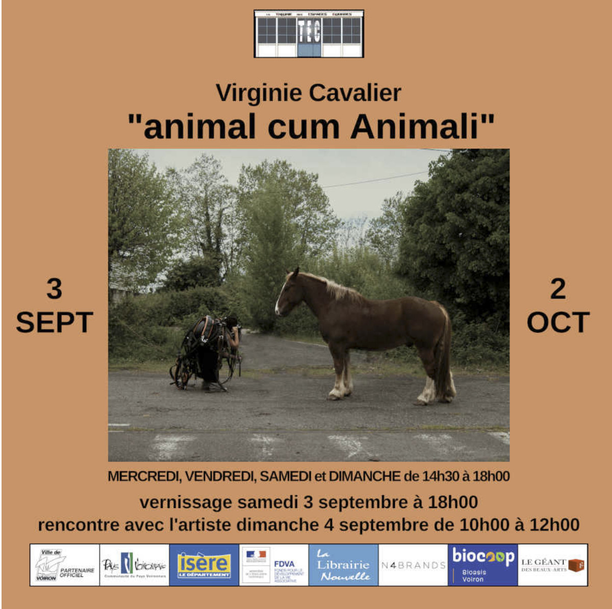 Virginie Cavalier "animal cum Animali" sur le site d’ARTactif