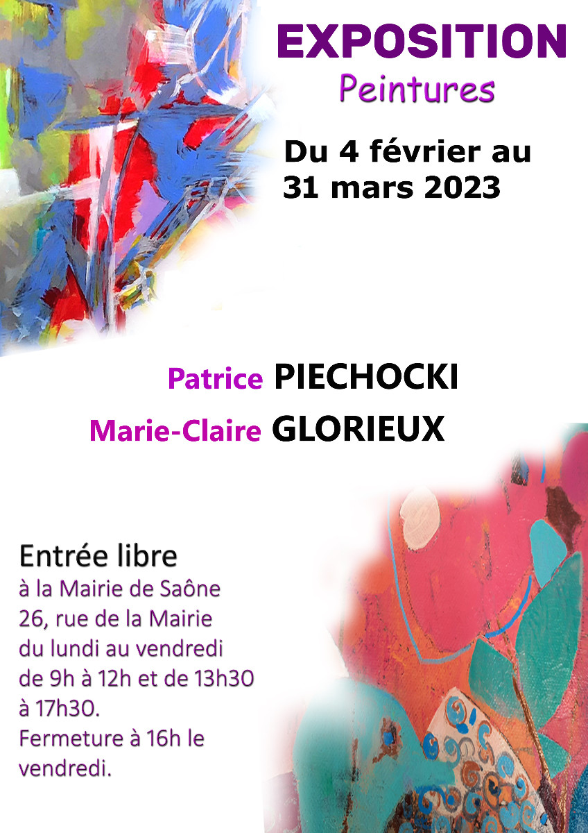 Exposition peintures sur le site d’ARTactif