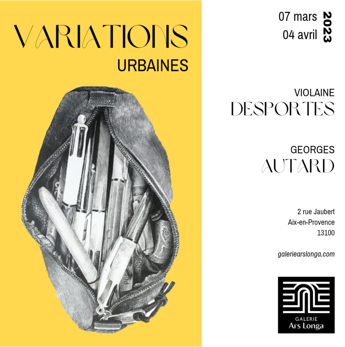 VARIATIONS URBAINES sur le site d’ARTactif