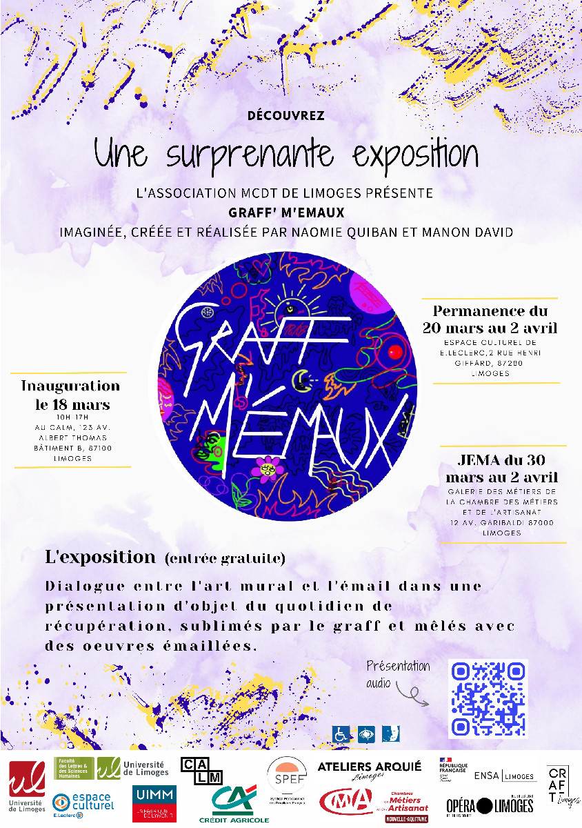 "Graff M'émaux" - Dialogue entre l'Art mural et l'émail sur le site d’ARTactif