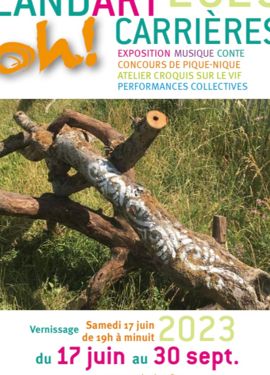Festival Landart aux carrières sur le site d’ARTactif