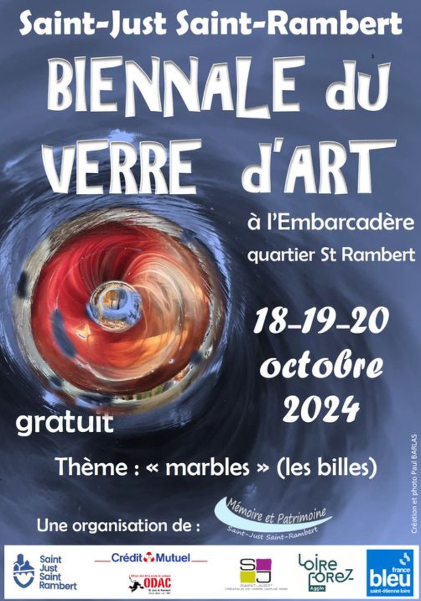 BIENNALE DU VERRE DE SAINT-JUST-SAINT-RAMBERT sur le site d’ARTactif