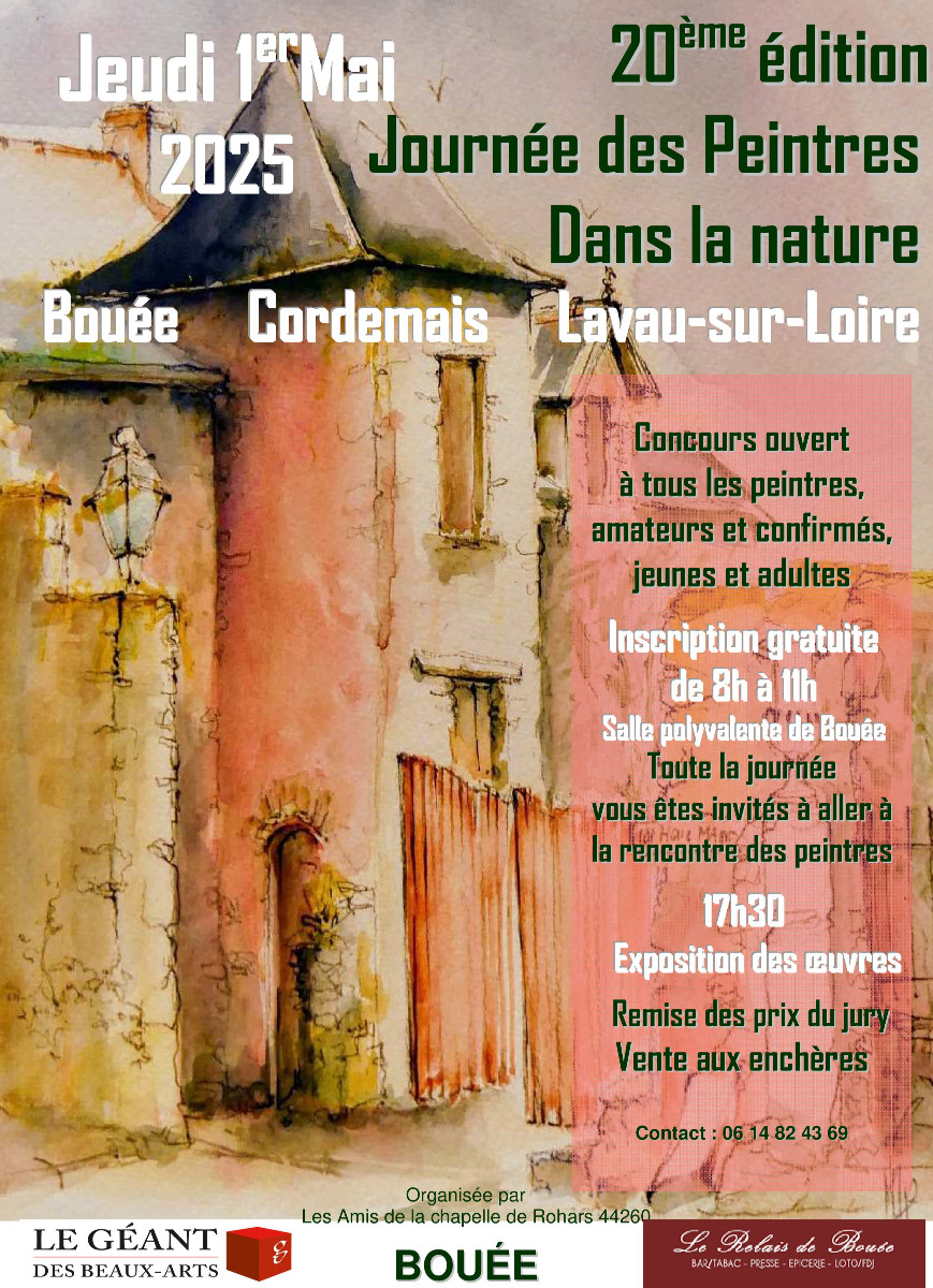 20ÈME ÉDITION "PEINTRES DANS LA NATURE" À BOUÉE 44 sur le site d’ARTactif