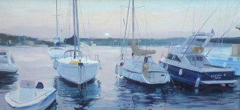 Œuvre contemporaine nommée « Yachts au repos », Réalisée par YARRI