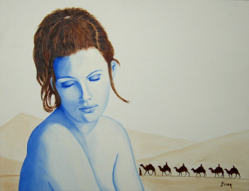 Œuvre contemporaine nommée « Rêve lointain », Réalisée par PHILIPPE PIANA