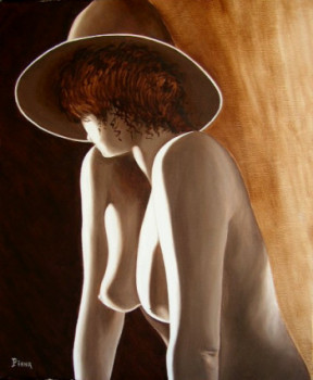 Œuvre contemporaine nommée « Sous le chapeau », Réalisée par PHILIPPE PIANA