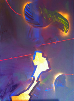 Œuvre contemporaine nommée « Peinture à l'huile 1965 », Réalisée par DAVID2NO
