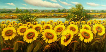 Œuvre contemporaine nommée « Campo di girasoli », Réalisée par GABRIELE FABRIS