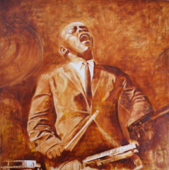 Œuvre contemporaine nommée « Art Blakey », Réalisée par KATIA FONDECAVE