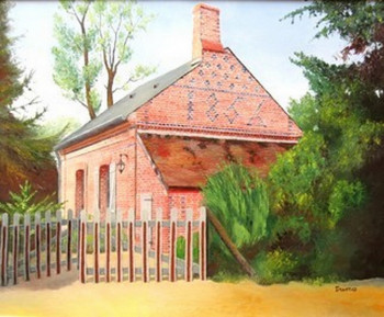 Œuvre contemporaine nommée « Maison de cantonnier (Sologne) », Réalisée par MARCEL DUMAS