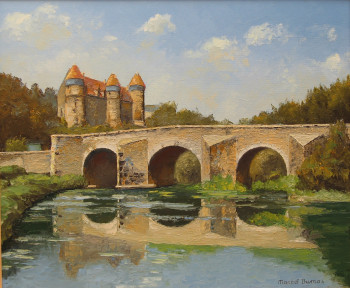Œuvre contemporaine nommée « Pont romain en Berry », Réalisée par MARCEL DUMAS