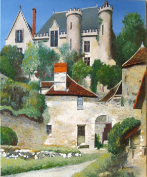 Œuvre contemporaine nommée « Chateau en Touraine », Réalisée par MARCEL DUMAS
