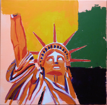 Pop Art Lady Liberty I Sur le site d’ARTactif