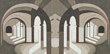 Œuvre contemporaine nommée « Couverts d'une bastide », Réalisée par JEAN CLAUDE MAUREL