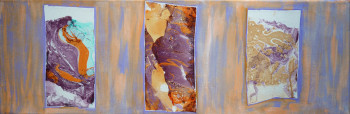 Œuvre contemporaine nommée « Marble orange », Réalisée par BONNEAU-MARRON