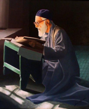 Œuvre contemporaine nommée « Lecture Coran », Réalisée par JEAN CHOUET