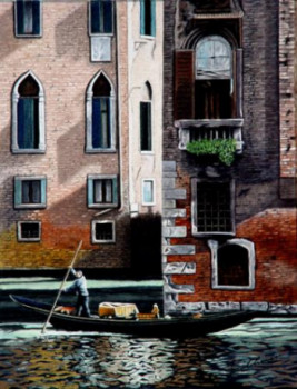 Œuvre contemporaine nommée « Gondolier », Réalisée par JEAN CHOUET