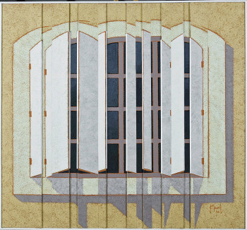 Œuvre contemporaine nommée « Fenêtre III », Réalisée par JEAN CLAUDE MAUREL
