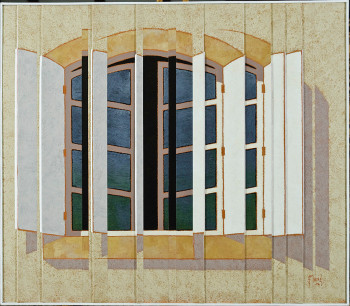 Œuvre contemporaine nommée « Fenêtre IV », Réalisée par JEAN CLAUDE MAUREL