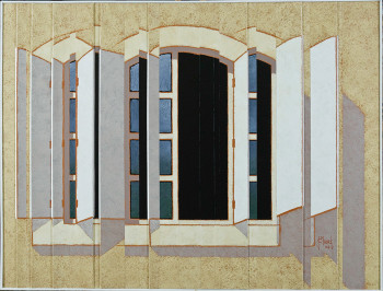 Œuvre contemporaine nommée « Fenêtre V », Réalisée par JEAN CLAUDE MAUREL