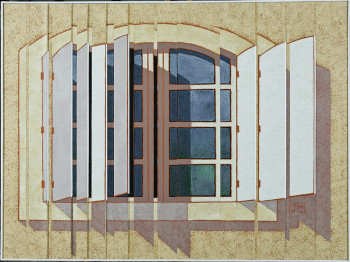 Œuvre contemporaine nommée « Fenêtre VII », Réalisée par JEAN CLAUDE MAUREL
