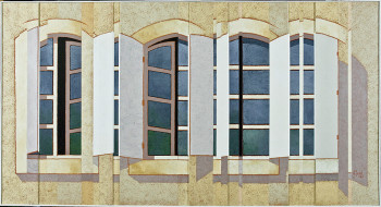 Œuvre contemporaine nommée « Fenêtre VIII », Réalisée par JEAN CLAUDE MAUREL