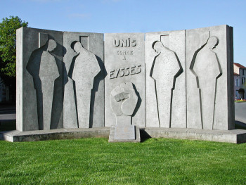 Œuvre contemporaine nommée « Mémorial pour les fusillés d'Eysses -  13 stèles », Réalisée par JEAN CLAUDE MAUREL