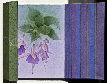 Œuvre contemporaine nommée « Fleur de fuchsia 5 », Réalisée par JEAN CLAUDE MAUREL