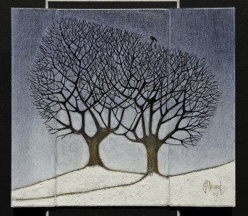 Œuvre contemporaine nommée « Les quatre saisons : Hiver », Réalisée par JEAN CLAUDE MAUREL