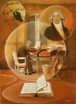 Œuvre contemporaine nommée « Ludwig et sa Symphonie Héroïque », Réalisée par FRANK GODILLE