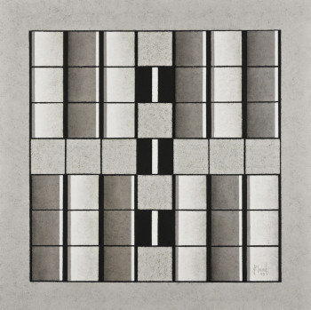 Œuvre contemporaine nommée « Claustra 03 2 », Réalisée par JEAN CLAUDE MAUREL