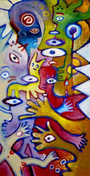 Œuvre contemporaine nommée « TANIT », Réalisée par BERNARD CUTUGNO