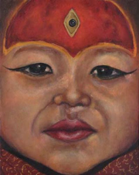 Œuvre contemporaine nommée « TIBETAN KID », Réalisée par JOE JOHNSON