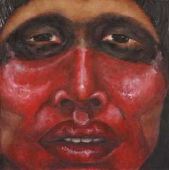 Œuvre contemporaine nommée «  AMAZONIAN », Réalisée par JOE JOHNSON