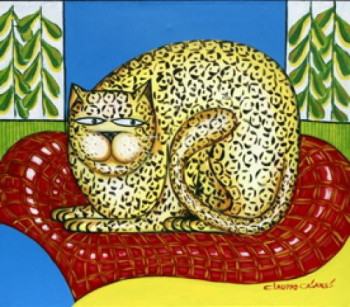 Œuvre contemporaine nommée « "O Gato" », Réalisée par CLAUDYO CASARES