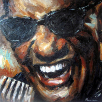 Œuvre contemporaine nommée « Ray Charles n°15 », Réalisée par ANNA PRASOLOVA