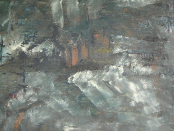 Œuvre contemporaine nommée « paysage 2 », Réalisée par MARIE-JOSEPHE BAYï