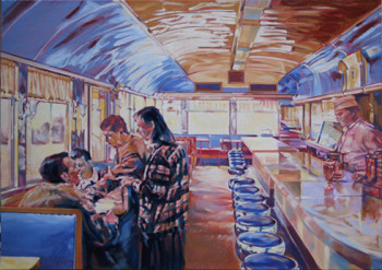 Œuvre contemporaine nommée « The Silver Diner 2011 », Réalisée par JEAN FRANçOIS VAUTRIN