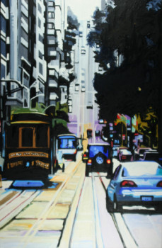 Œuvre contemporaine nommée « FRISCO CABLE CAR », Réalisée par CLOTILDE NADEL