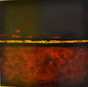Œuvre contemporaine nommée « HORIZON », Réalisée par MIC