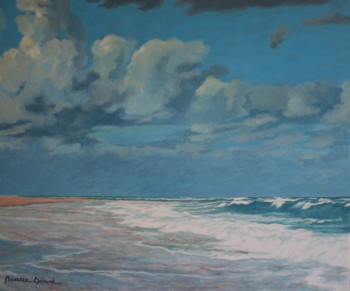 Œuvre contemporaine nommée « Bassin d'Arcachon N°8 », Réalisée par MAXENCE GERARD