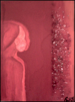 Œuvre contemporaine nommée « Red Twin », Réalisée par RUTH F.