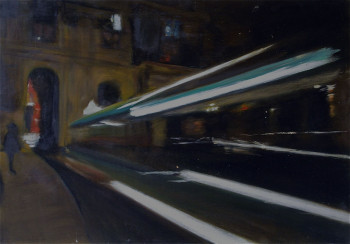 Œuvre contemporaine nommée « Paris by night #1 », Réalisée par CHRISTIAN DOLLET