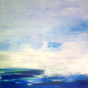 Œuvre contemporaine nommée « écume », Réalisée par MARION B.