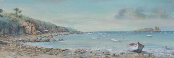 Œuvre contemporaine nommée « plage de cancale », Réalisée par FABIEN GAUDIN